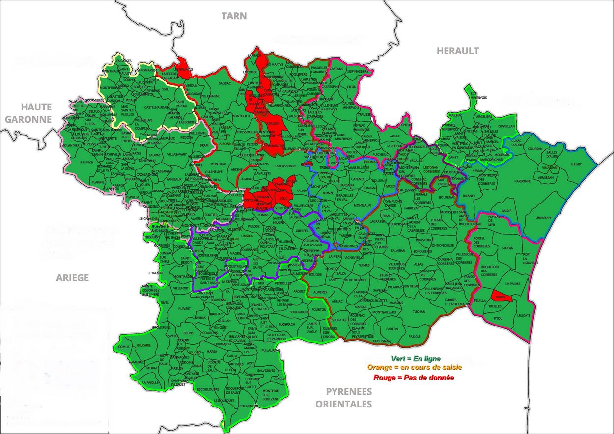 Vue générale de l'indextion des communes
